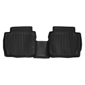 MAXLINER Custom Fit Floor Mats 2nd Row Liner Black for 2013-2019 Ford Fusion / Lincoln MKZ