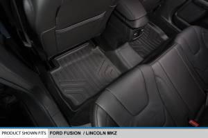 Maxliner USA - MAXLINER Custom Fit Floor Mats 2nd Row Liner Black for 2013-2019 Ford Fusion / Lincoln MKZ - Image 2