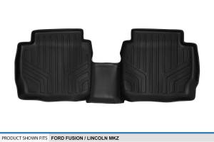 Maxliner USA - MAXLINER Custom Fit Floor Mats 2nd Row Liner Black for 2013-2019 Ford Fusion / Lincoln MKZ - Image 3