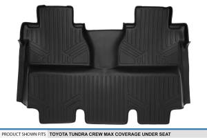Maxliner USA - MAXLINER Custom Fit Floor Mats 2nd Row Liner Black for 2014-2019 Toyota Tundra CrewMax with Coverage Under the 2nd Row Seat - Image 3