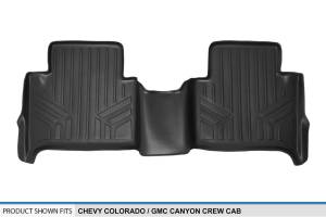 Maxliner USA - MAXLINER Custom Fit Floor Mats 2nd Row Liner Black for 2015-2019 Chevy Colorado / GMC Canyon Crew Cab - Image 3