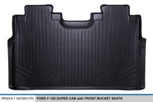 Maxliner USA - MAXLINER Custom Fit Floor Mats 2nd Row Liner Black for 2015-2019 Ford F-150 SuperCrew with 1st Row Bucket Seats - Image 3