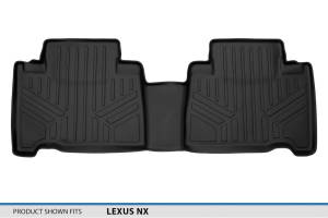 Maxliner USA - MAXLINER Custom Fit Floor Mats 2nd Row Liner Black for 2015-2019 Lexus NX200t / NX300 / NX300h - Image 3