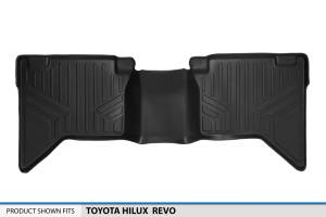 Maxliner USA - MAXLINER Custom Fit Floor Mats 2nd Row Liner Black for 2015-2018 Hilux REVO - Image 3