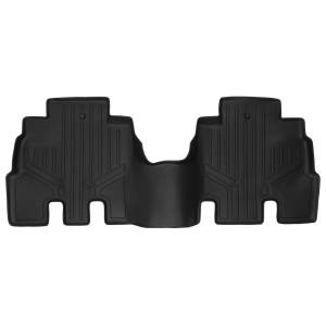 MAXLINER Custom Fit Floor Mats 2nd Row Liner Black for 2014-2018 Jeep Wrangler Unlimited (JK Old Body Style)