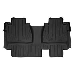 MAXLINER Custom Floor Mats 2nd Row Liner Black for 2014-2019 Toyota Tundra Double Cab with Coverage Under The 2nd Row Seat