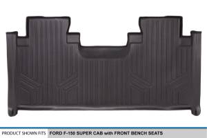 Maxliner USA - MAXLINER Custom Fit Floor Mats 2nd Row Liner Black for 2015-2019 Ford F-150 SuperCab with 1st Row Bench Seat - Image 3