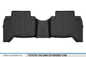 Maxliner USA - MAXLINER Custom Fit Floor Mats 2nd Row Liner Black for 2016-2019 Toyota Tacoma Double Cab - Image 3
