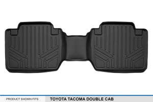 Maxliner USA - MAXLINER Custom Fit Floor Mats 2nd Row Liner Black for 2016-2019 Toyota Tacoma Access/Extended Cab - Image 3