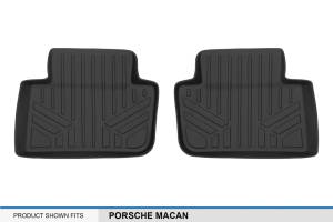 Maxliner USA - MAXLINER Custom Fit Floor Mats 2nd Row Liner Black for 2014-2018 Porsche Macan - Image 3