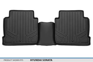 Maxliner USA - MAXLINER Custom Fit Floor Mats 2nd Row Liner Black for 2015-2019 Hyundai Sonata / 2016-2019 Kia Optima - Image 3