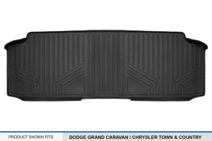Maxliner USA - MAXLINER Floor Mats 2nd Row Liner Black for 2008-2019 Grand Caravan / Chrysler Town & Country (with 2nd Row Bench Seat) - Image 3