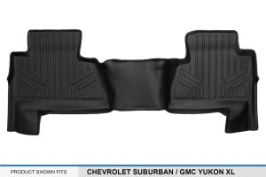 Maxliner USA - MAXLINER Custom Floor Mats 2nd Row Liner Black for 2015-2019 Chevrolet Suburban / GMC Yukon XL (with 2nd Row Bench Seat) - Image 3