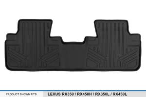 Maxliner USA - MAXLINER Custom Fit Floor Mats 2nd Row Liner Black for 2016-2019 Lexus RX (All Models) / 2018-2019 RXL (All Models) - Image 3