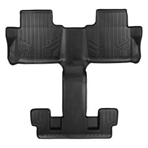 MAXLINER Custom Fit Floor Mats 2nd and 3rd Row Liner Black for 2017-2019 GMC Acadia with 2nd Row Bucket Seats