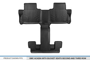Maxliner USA - MAXLINER Custom Fit Floor Mats 2nd and 3rd Row Liner Black for 2017-2019 GMC Acadia with 2nd Row Bucket Seats - Image 3