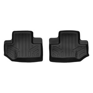MAXLINER Custom Fit Floor Mats 2nd Row Liner Black for 2011-2018 Jeep Wrangler 2 Door Model Only (JK Old Body Style)