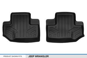 Maxliner USA - MAXLINER Custom Fit Floor Mats 2nd Row Liner Black for 2011-2018 Jeep Wrangler 2 Door Model Only (JK Old Body Style) - Image 3