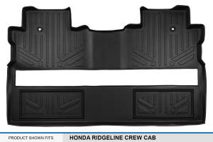 Maxliner USA - MAXLINER Custom Fit Floor Mats 2nd Row Liner Black for 2017-2019 Honda Ridgeline Crew Cab - Image 3