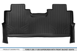 Maxliner USA - MAXLINER Floor Mats 2nd Row Liner Black for 2017-2019 Ford F-250 / F-350 Super Duty Crew Cab with 1st Row Bucket Seats - Image 3