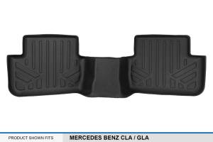 Maxliner USA - MAXLINER Custom Fit Floor Mats 2nd Row Liner Black for 2014-2019 Mercedes Benz CLA / 2015-2019 GLA - Image 3
