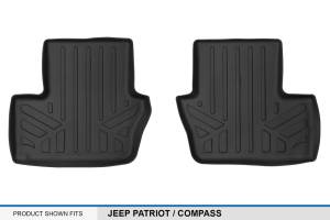 Maxliner USA - MAXLINER Custom Fit Floor Mats 2nd Row Liner Black for 2007-2012 Jeep Patriot / Compass Old Body Style - Image 3