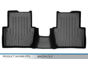 Maxliner USA - MAXLINER Custom Fit Floor Mats 2nd Row Liner Black for 2016-2019 Mazda CX-3 - Image 3