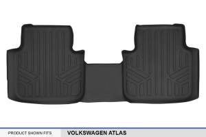 Maxliner USA - MAXLINER Custom Fit Floor Mats 2nd Row Liner Black for 2018-2019 Volkswagen Atlas with 2nd Row Bench Seat - Image 3