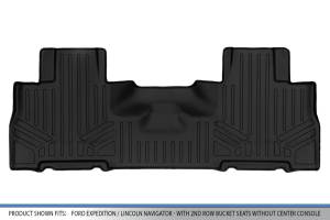 Maxliner USA - MAXLINER Floor Mats 2nd Row Liner Black for 07-17 Expedition / Navigator - with 2nd Row Bucket Seats without Center Console - Image 3