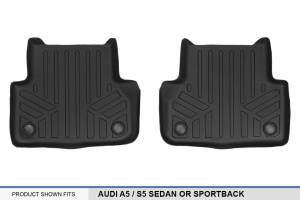 Maxliner USA - MAXLINER Custom Fit Floor Mats 2nd Row Liner Black for 2018-2019 Audi A5 / S5 (Sedan or Sportback Only) - Image 3