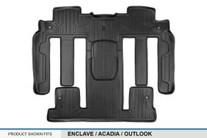 Maxliner USA - MAXLINER Custom Fit Floor Mats 2nd and 3rd Row Liner Black for Enclave / Acadia / Outlook (with 2nd Row Bucket Seats) - Image 3