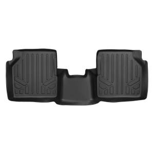 MAXLINER Floor Mats 2nd Row Liner Black for 2017-2019 Compass with 1st Row Dual Driver Side Floor Hooks (New Body Style)