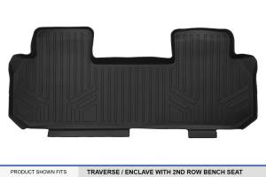 Maxliner USA - MAXLINER Custom Fit Floor Mats 2nd Row Liner Black for 2018-2019 Chevrolet Traverse / Buick Enclave with 2nd Row Bench Seat - Image 3