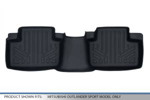 Maxliner USA - MAXLINER Custom Fit Floor Mats 2nd Row Liner Black for 2011-2019 Mitsubishi Outlander Sport - Image 3