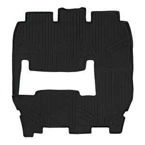 Maxliner USA - MAXLINER Floor Mats 2nd and 3rd Row Liner Black for 2017-2019 Chrysler Pacifica L Model Only With 2nd Row Deluxe Bench Seat - Image 1