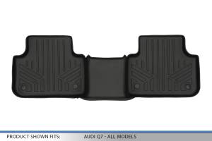 Maxliner USA - MAXLINER Custom Fit Floor Mats 2nd Row Liner Black for 2017-2018 Audi Q7 / 2019 Audi Q8 - Image 3