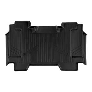 MAXLINER Custom Fit Floor Mats 2nd Row Liner Black for 2019 Ram 1500 Crew Cab with 1st Row Captain or Bench Seats