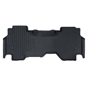 MAXLINER Custom Fit Floor Mats 2nd Row Liner Black for 2019 Ram 1500 Quad Cab with 1st Row Captain Seat or Bench Seats