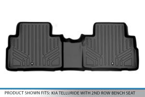 Maxliner USA - MAXLINER Custom Fit Floor Mats 2nd Row Liner Black for 2020 Kia Telluride with 2nd Row Bench Seat - Image 3