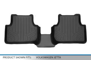 Maxliner USA - MAXLINER Custom Fit Floor Mats 2nd Row Liner Black for 2019-2020 Volkswagen Jetta - Image 3