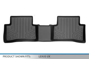 Maxliner USA - MAXLINER All Weather Custom Fit Floor Mats 2nd Row Liner Black for 2019-2020 Lexus UX - All Models - Image 3