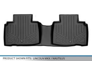 Maxliner USA - MAXLINER Custom Fit Floor Mats 2nd Row Liner Black for 2016-2018 Lincoln MKX / 2019 Nautilus - Image 3