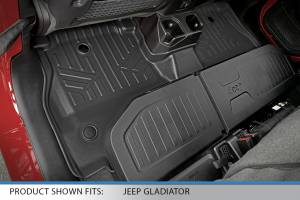 Maxliner USA - MAXLINER Custom Fit Floor Mats 2nd Row Black for 2020 Jeep Gladiator with Lockable Rear Underseat Storage - Image 2