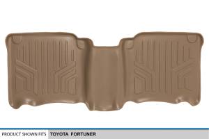 Maxliner USA - MAXLINER Custom Fit Floor Mats 2nd Row Liner Tan for 2007-2014 Toyota Fortuner - Image 3