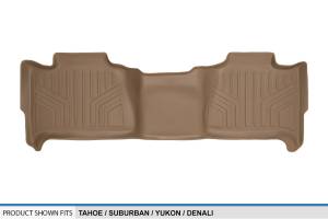 Maxliner USA - MAXLINER Custom Fit Floor Mats 2nd Row Liner Tan for 2007-2014 Tahoe / Suburban / Yukon / Denali and XL Models - Image 3