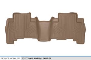 Maxliner USA - MAXLINER Custom Fit Floor Mats 2nd Row Liner Tan for 2010-2019 Toyota 4Runner / 2010-2019 Lexus GX460 - Image 3