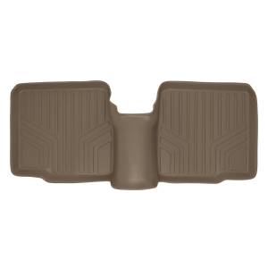 MAXLINER Custom Fit Floor Mats 2nd Row Liner Tan for 2011-2019 Ford Explorer without 2nd Row Center Console