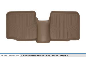 Maxliner USA - MAXLINER Custom Fit Floor Mats 2nd Row Liner Tan for 2011-2019 Ford Explorer without 2nd Row Center Console - Image 3