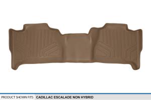Maxliner USA - MAXLINER Custom Fit Floor Mats 2nd Row Liner Tan for 2007-2014 Cadillac Escalade (No Hybrid Models) - Image 3