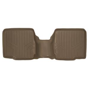 MAXLINER Custom Fit Floor Mats 2nd Row Liner Tan for 2011-2019 Ford Explorer with 2nd Row Center Console